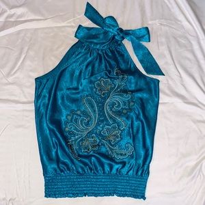 Blue Tank Too Blouse